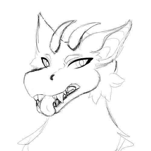 I’m rlly not liking my art style recently + I’m struggling to draw :’) so here is a bad sketch lol (art by me)