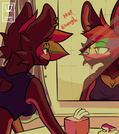 Looking at the mirror (Art By Me)