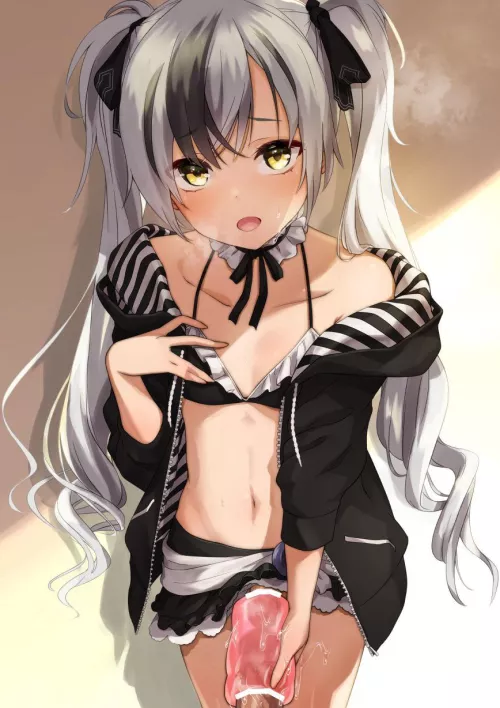 Me playing tip touch with my friend using a onahole to see who is top (he is losing)