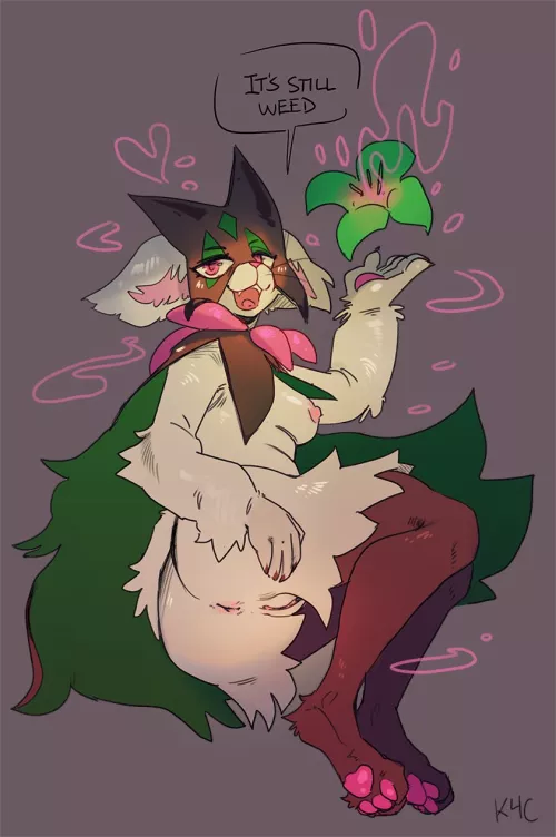 Meowscarada (knives4cats)