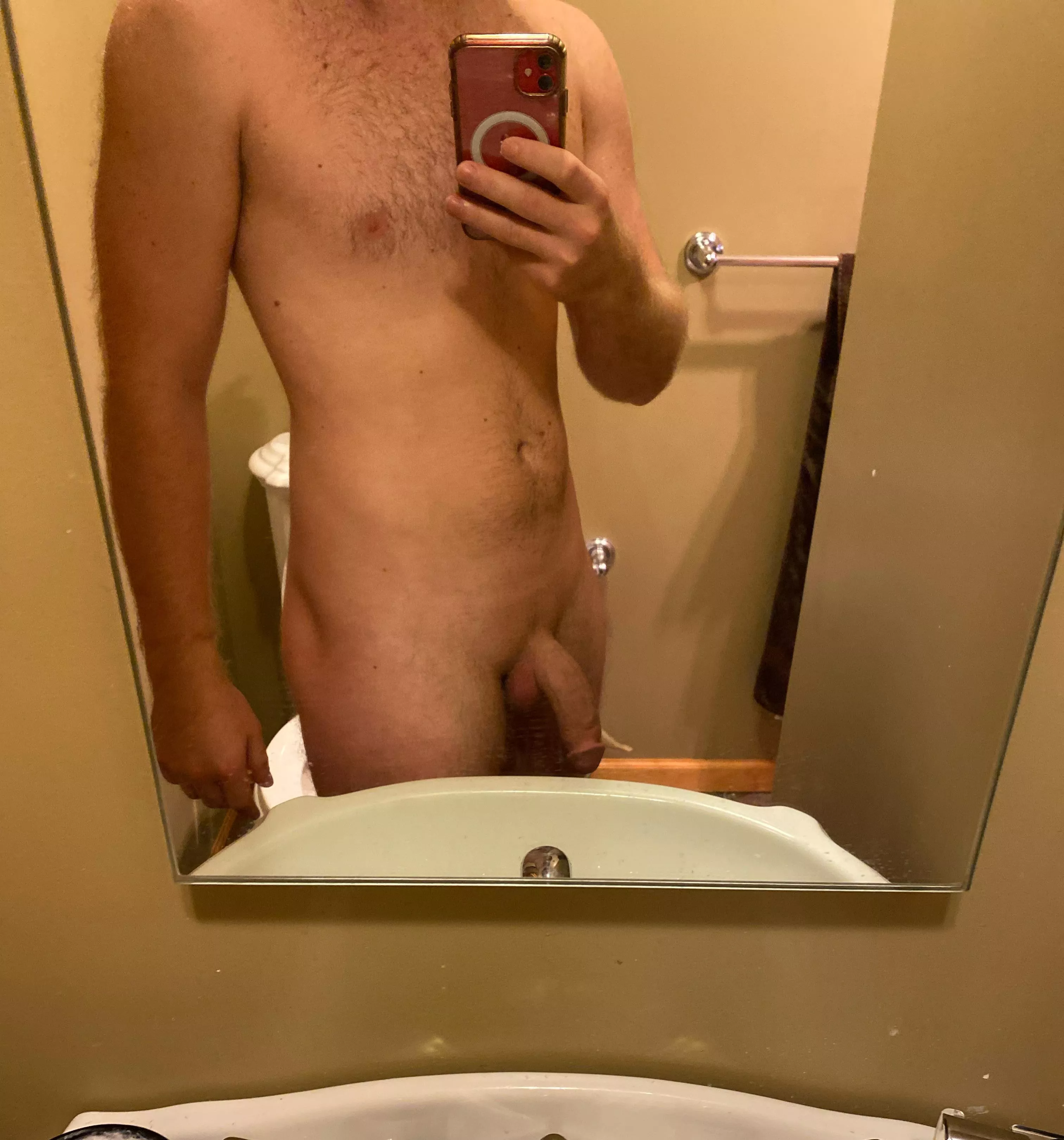 Morning softie before taking a shower