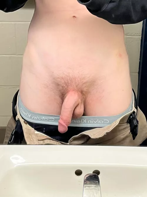 Mostly soft in the public restroom