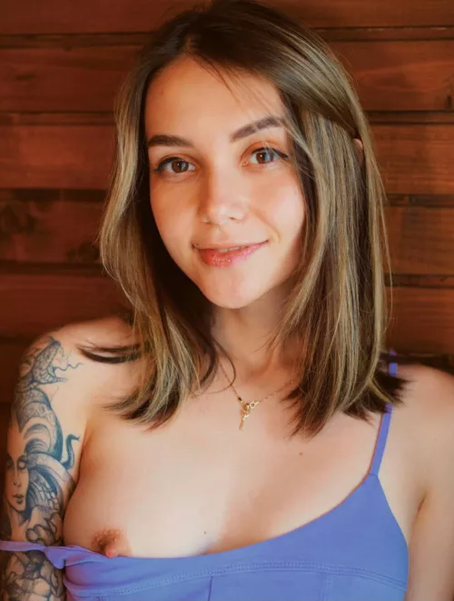 My blouse isn't too open, is it?