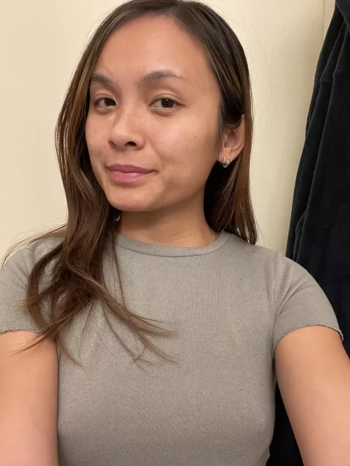 My nipples are poking through just enough tonight