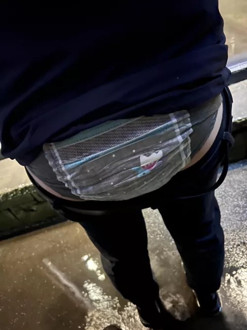 Nappy checks are important, even when out and about…