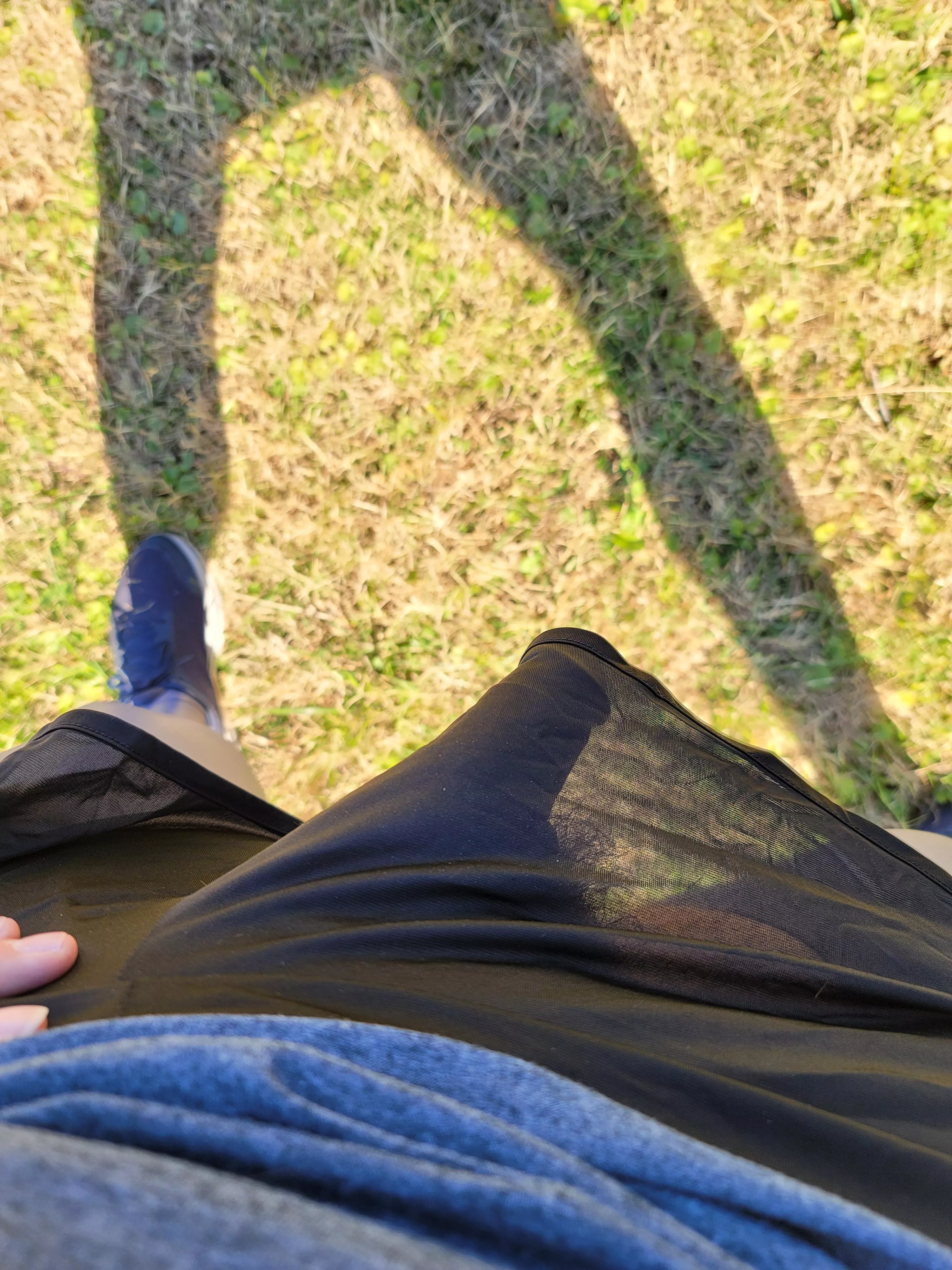 Oops, shorts are more see through than I though they were.