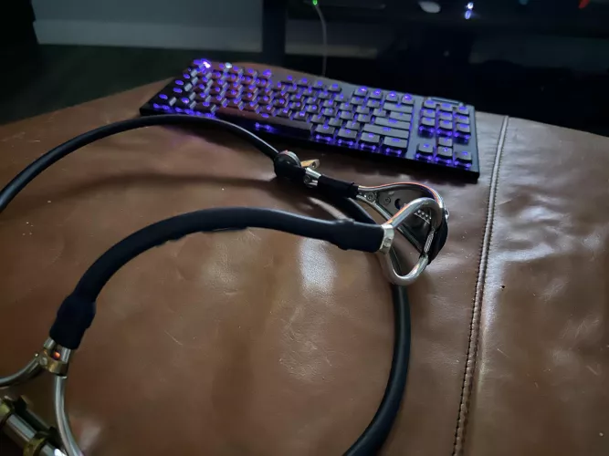 Secured in this until my new Fancy Steel arrives. It shipped today!