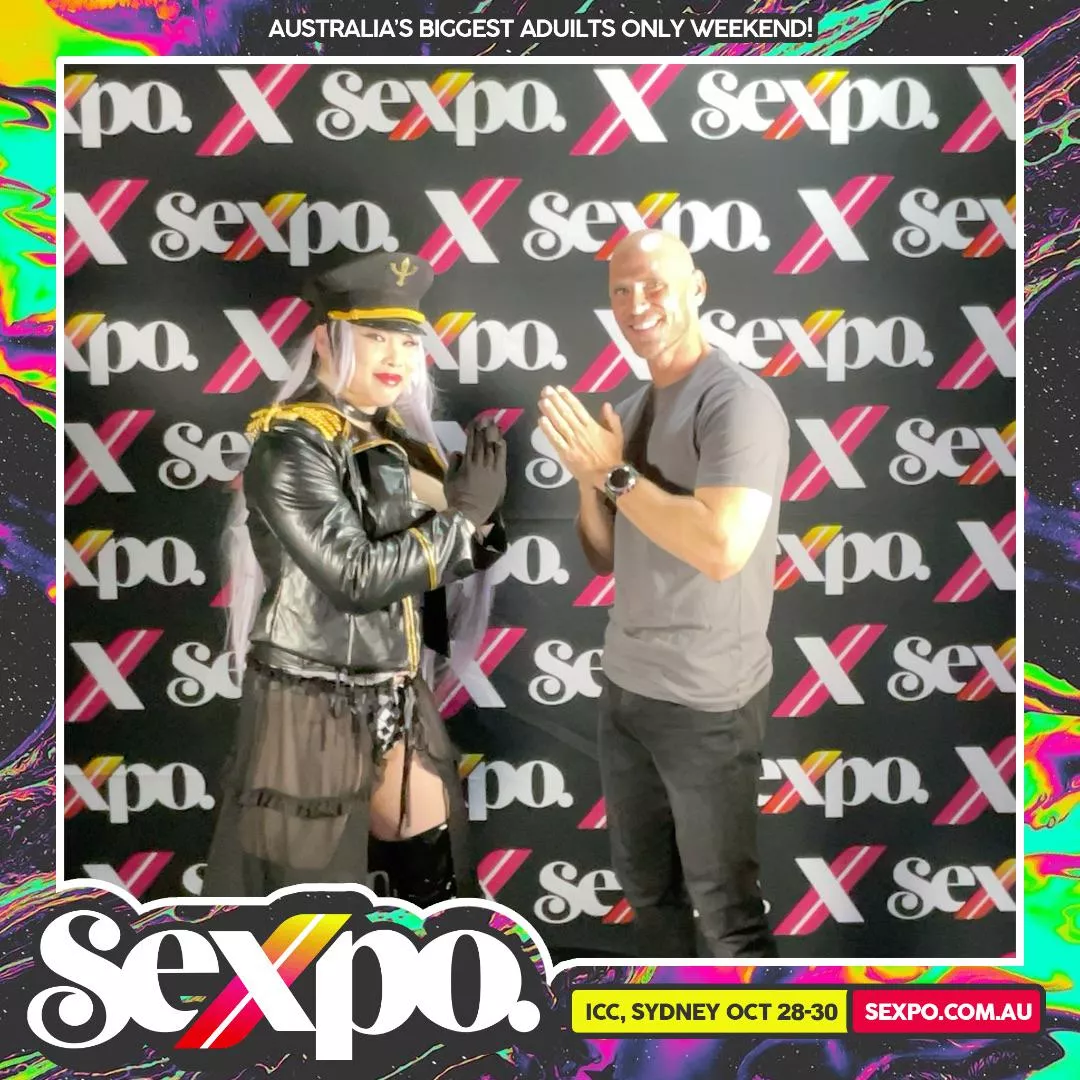 So I finally met Johnny Sins at Sexpo Sydney 2022