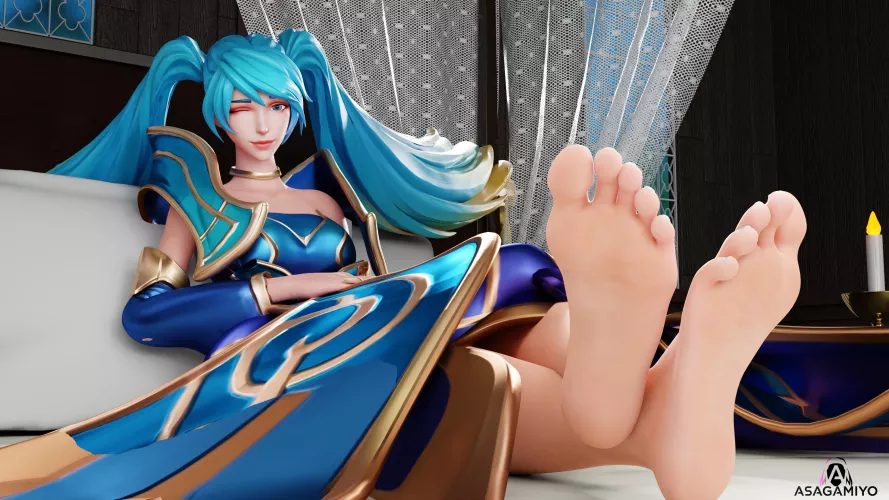 Sona Teasing (Asagamiyo) [League of Legends]