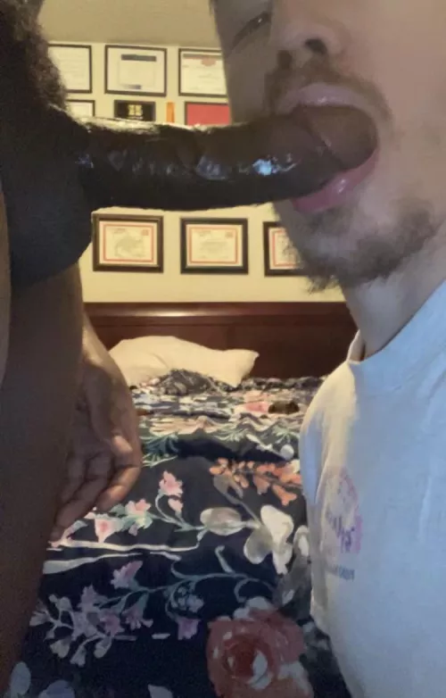 Str8 Bbc in my mouth last night