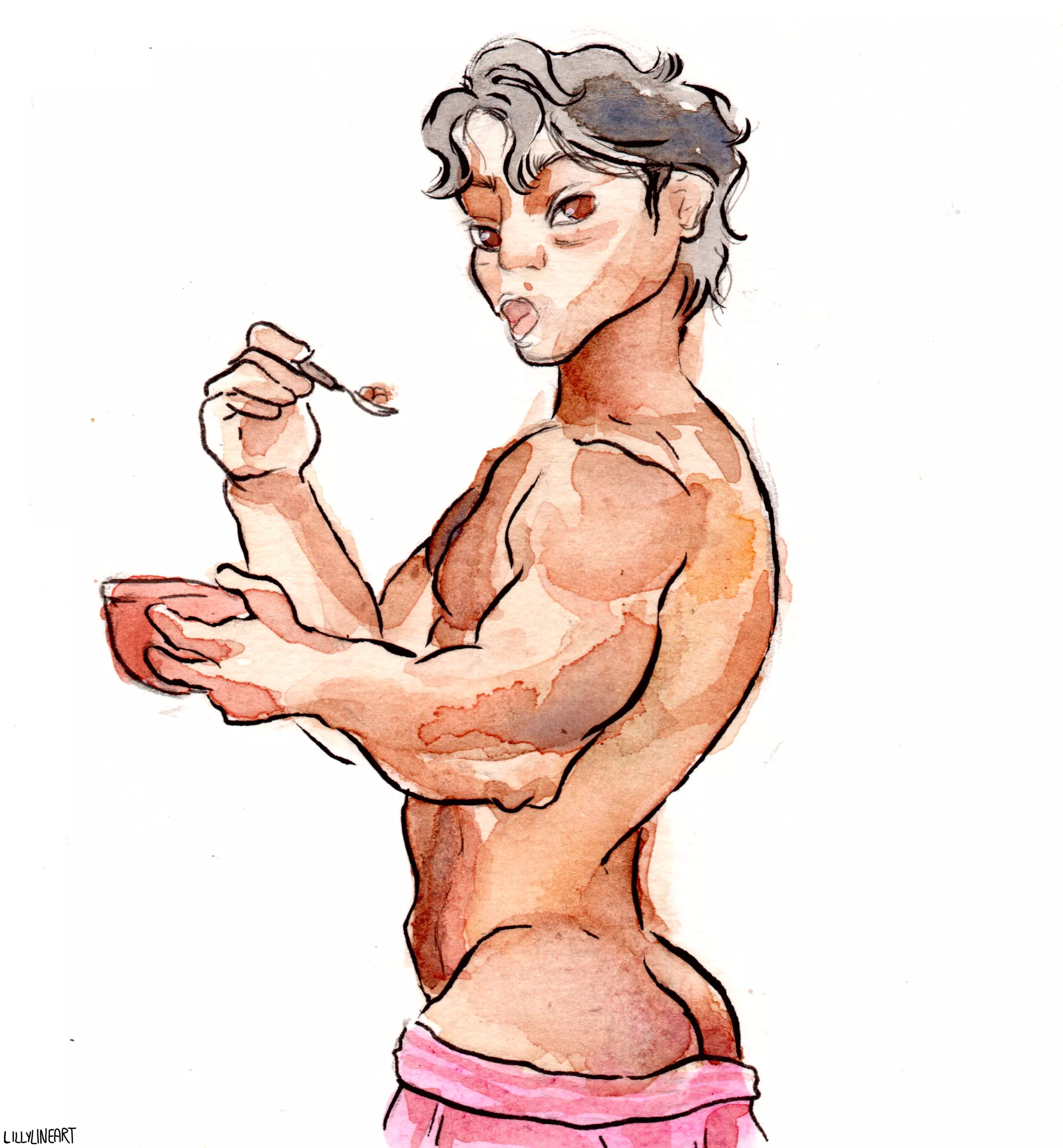 What do you want to eat for breakfast? (lillylineart)