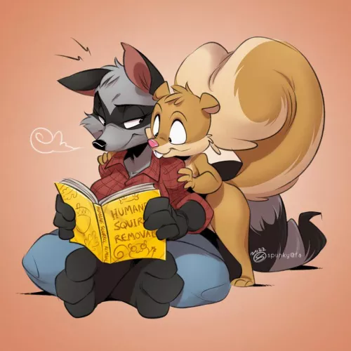 Whatcha reading? (Art by Spunky)