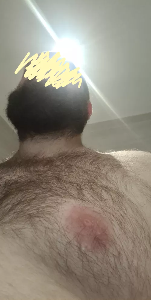who likes a hairy nipple to suck on?