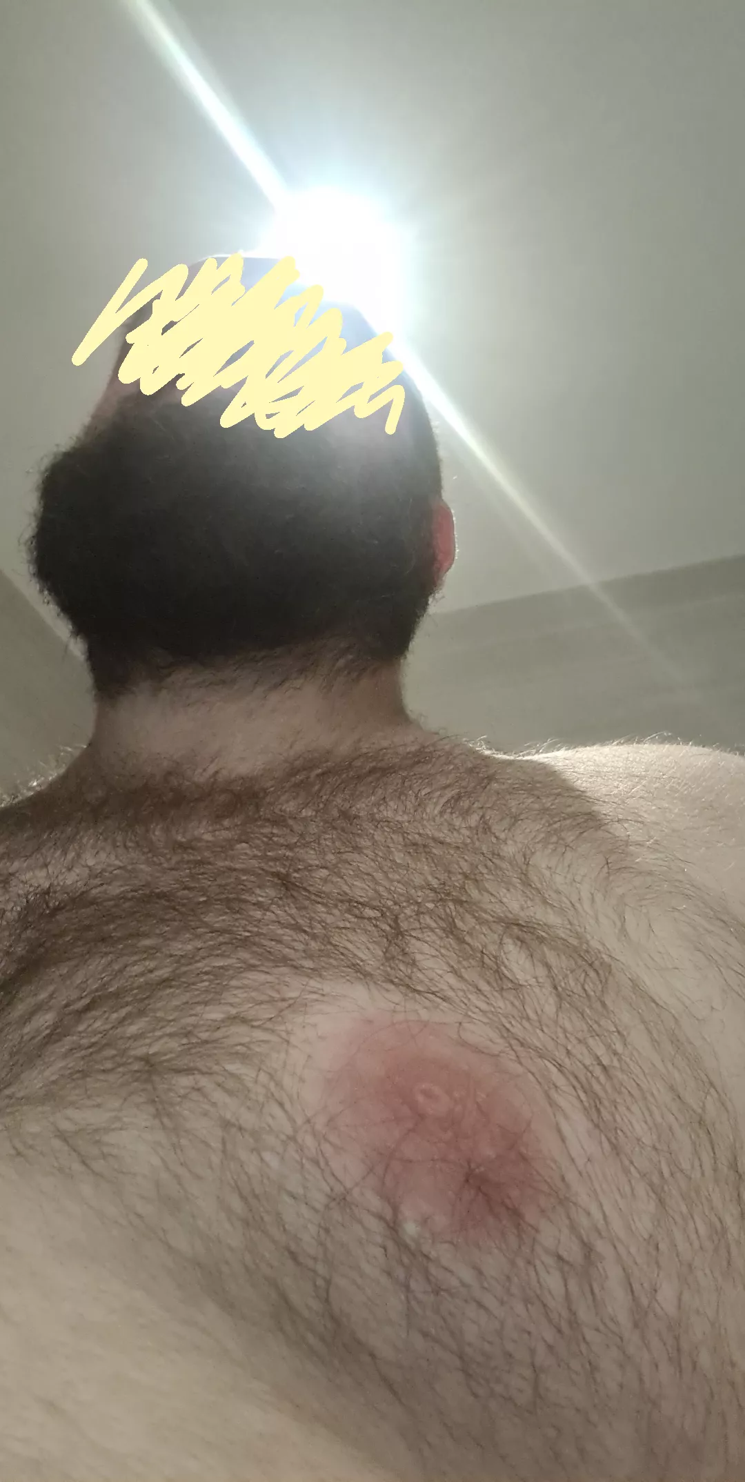 who likes a hairy nipple to suck on?