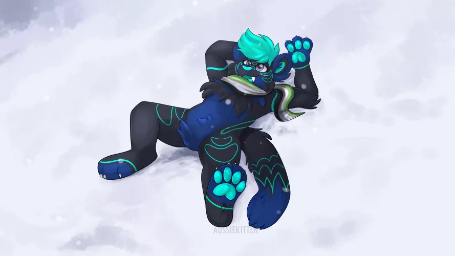 Winter Vibes: [ Art by myself | Comm for @SivFoundCoffee]