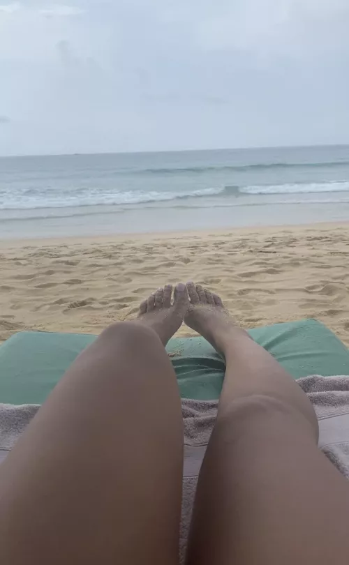 Would you suck these sandy toes