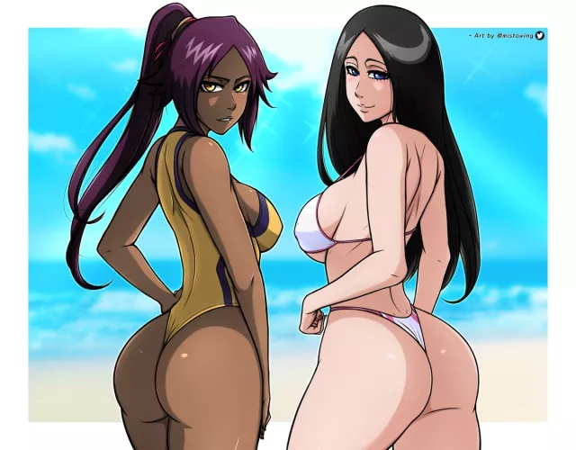 Yoruichi & Unohana (Mistowing)