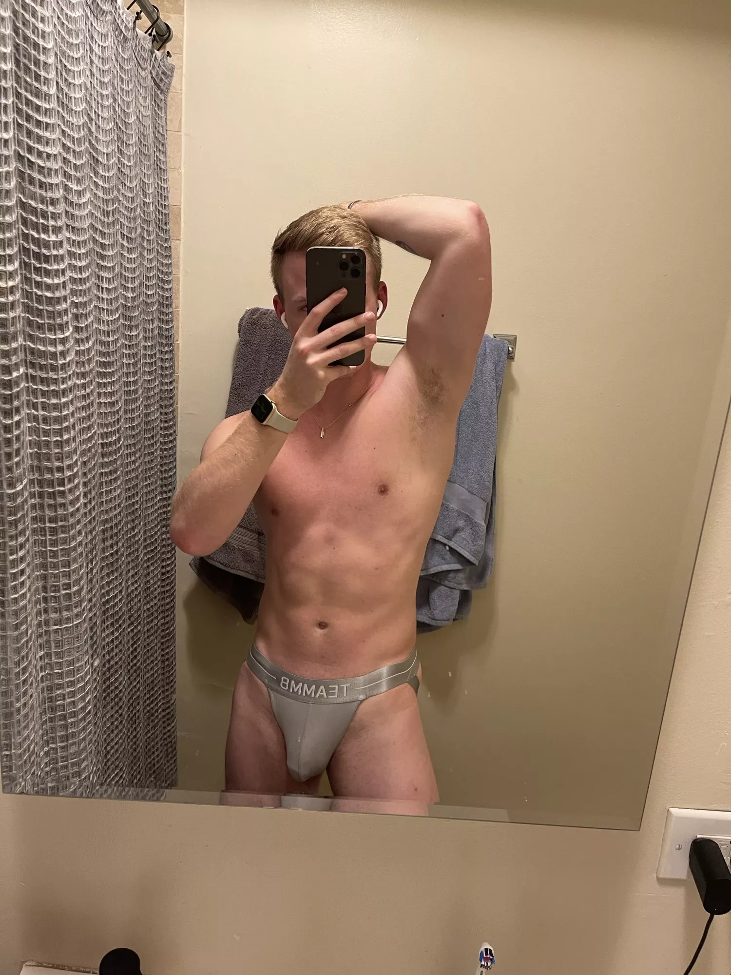 All sweaty from my run