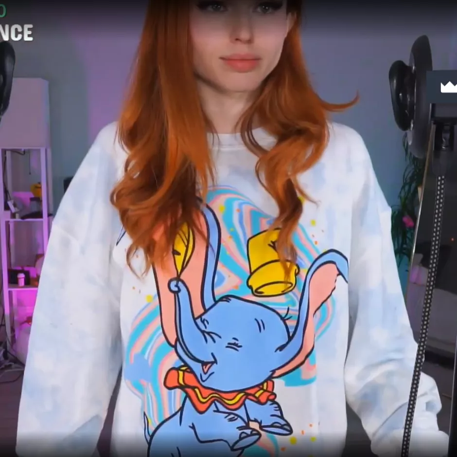 Amouranth's Dumbo sweater is SO cute... where did she get it?