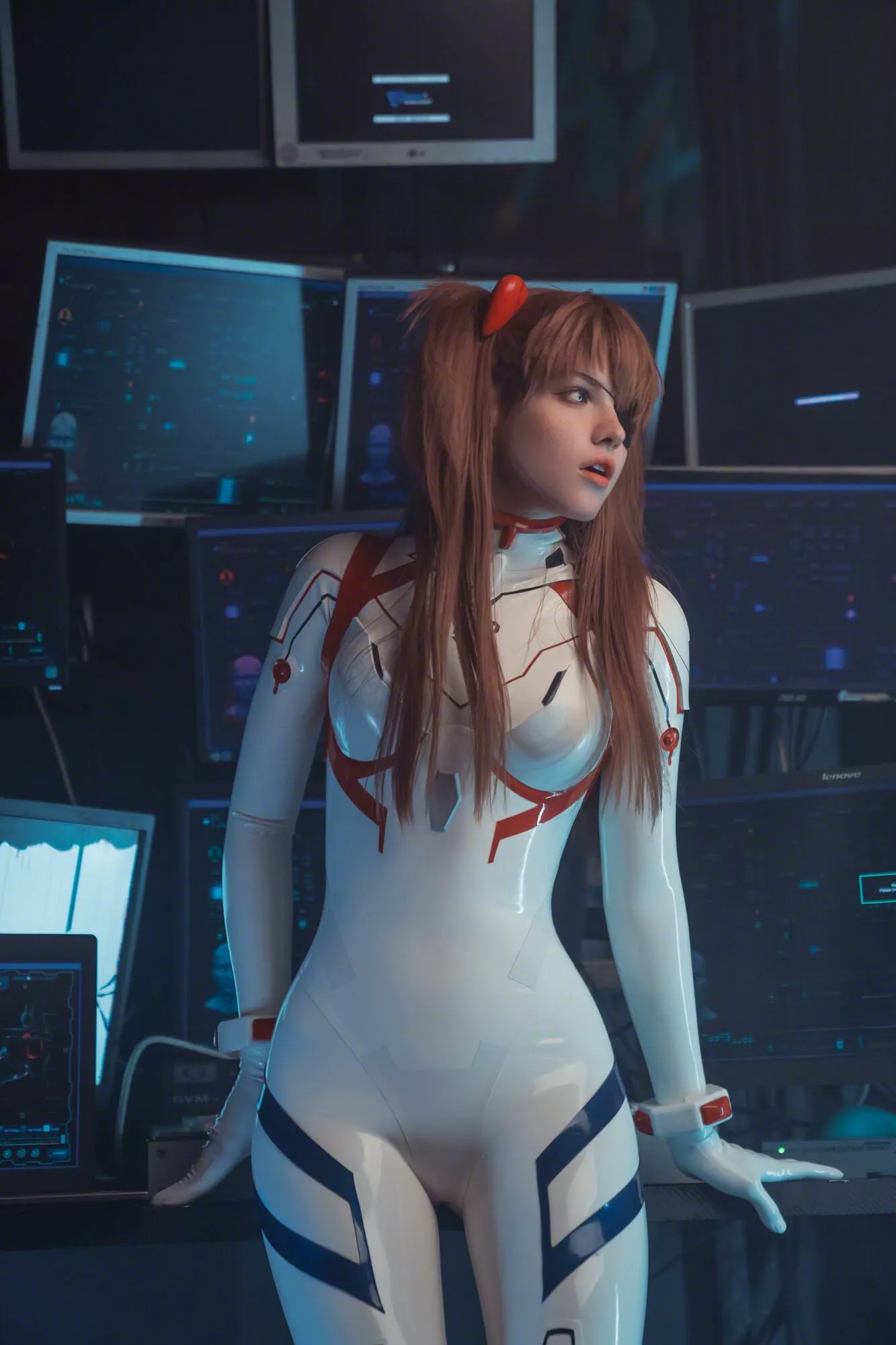 Asuka Shikinami Langley Operation Yamato Plugsuit cosplay by Shirogane sama