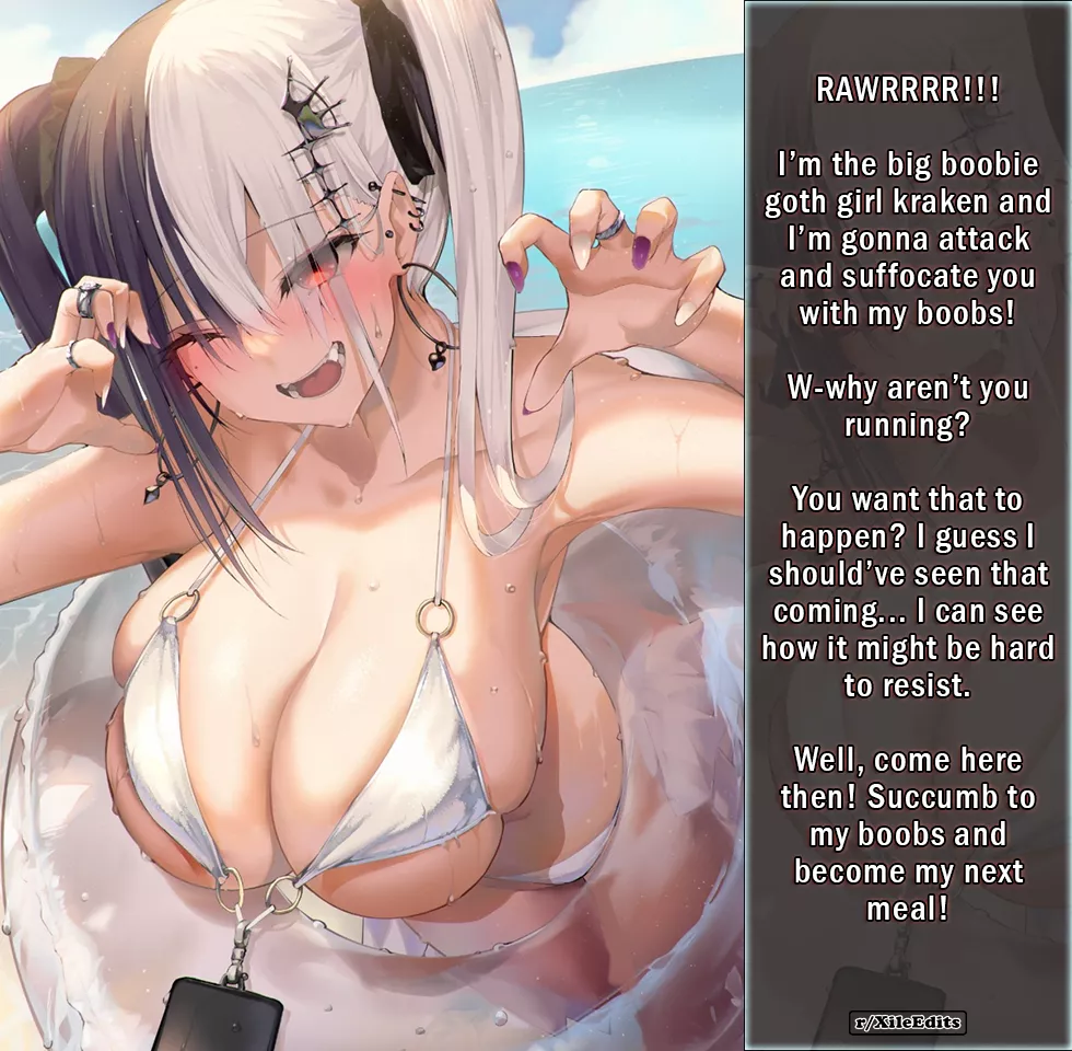 Big tiddy goth kraken! [Gender Neutral POV][Big tits][Roleplay?]