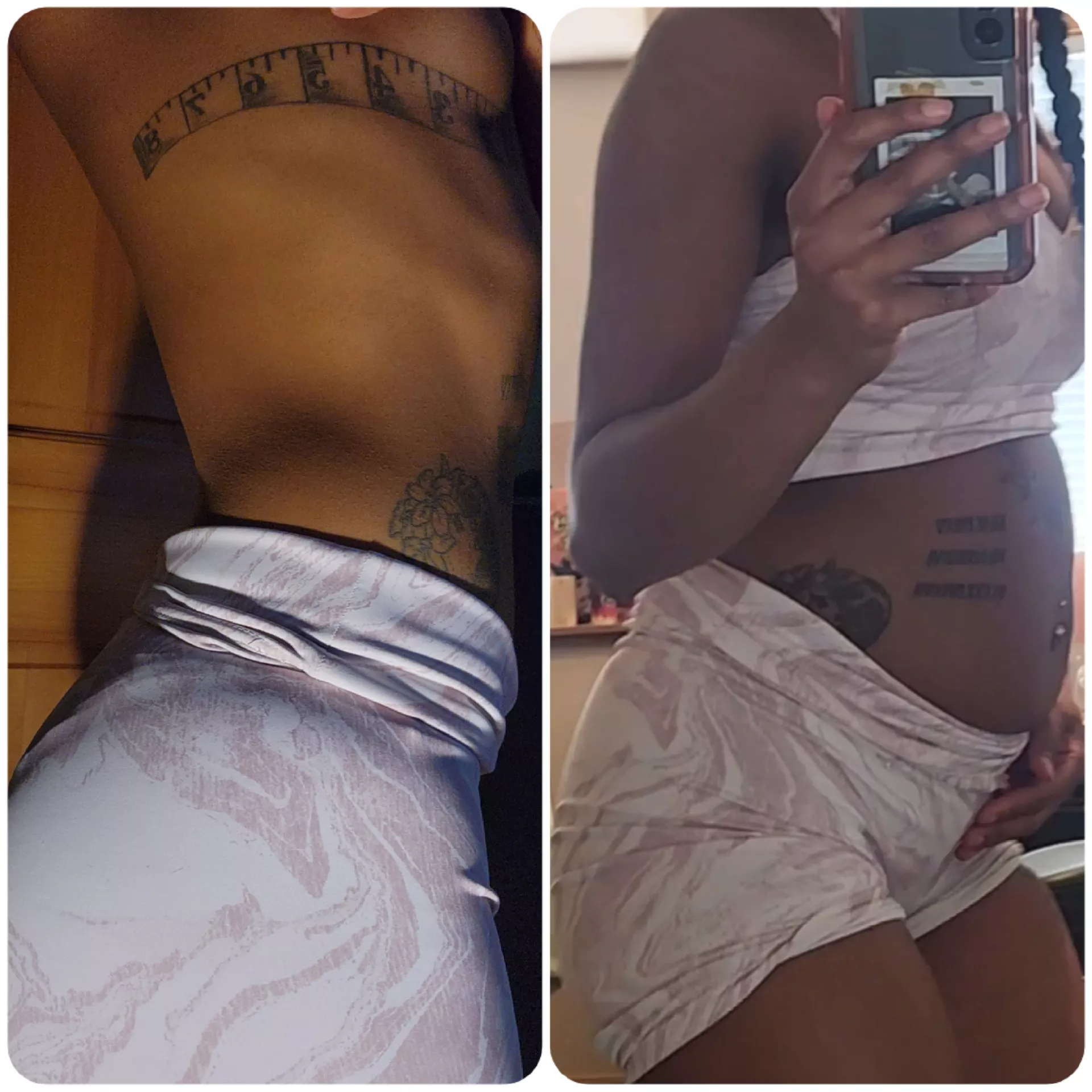 Bloated from a fun little yoga/workout stream on Twitch. My viewers turned me into a water balloon with so many hydration checks! I had to rub and pat all of the burps and gas out 🤭. Enjoy 🤤💦 !!