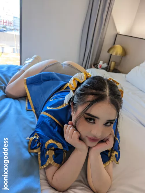 Chun Li is wearing panties