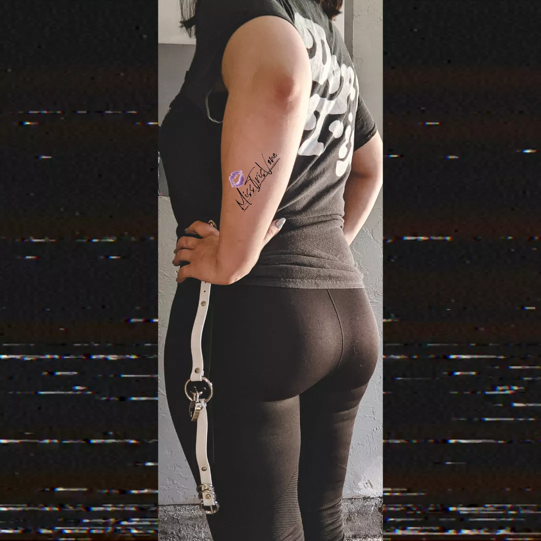 Don't trip. I've got your collar ready right here. Kneel. 💋