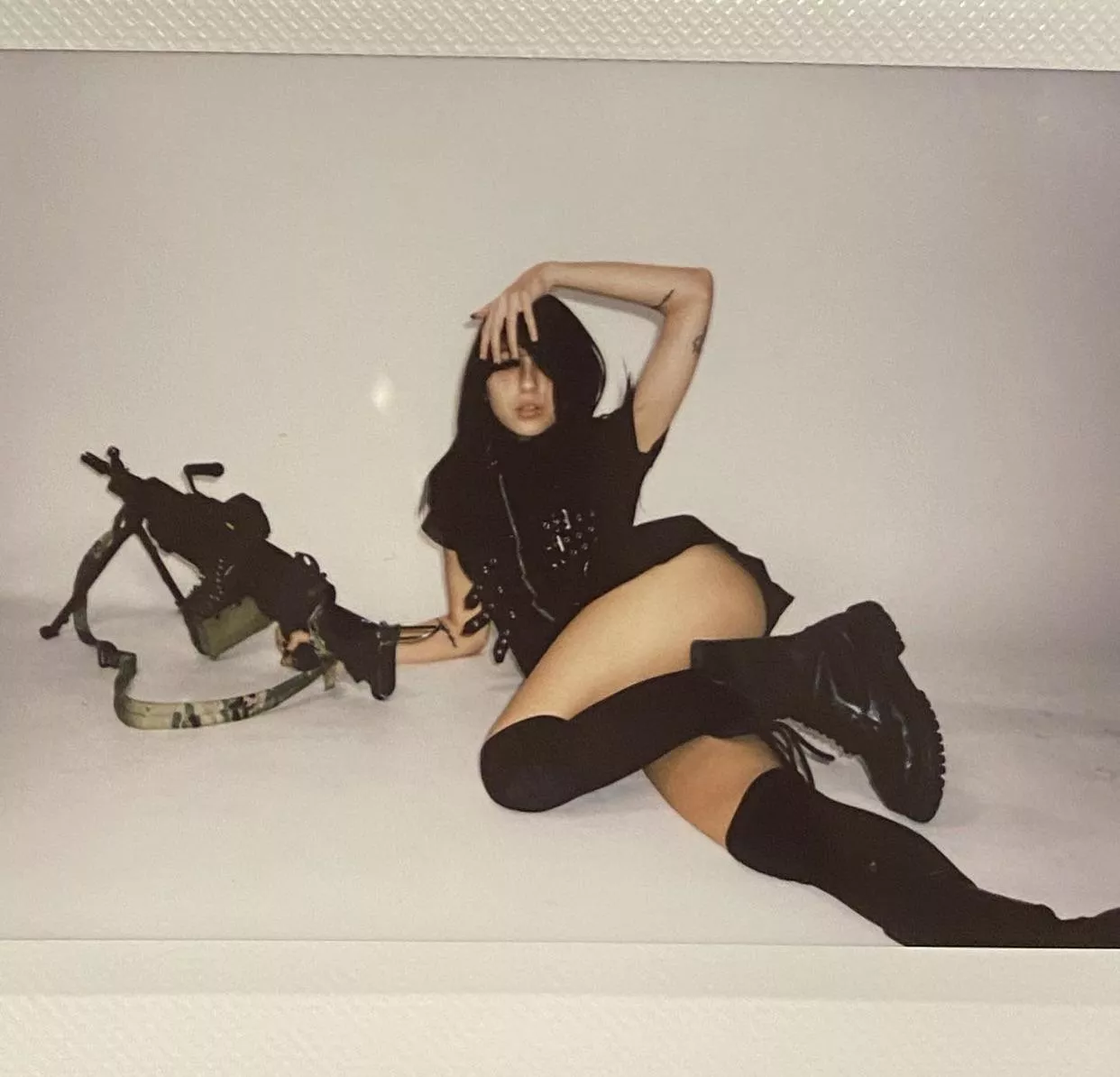 Favorite goth girl with a gun