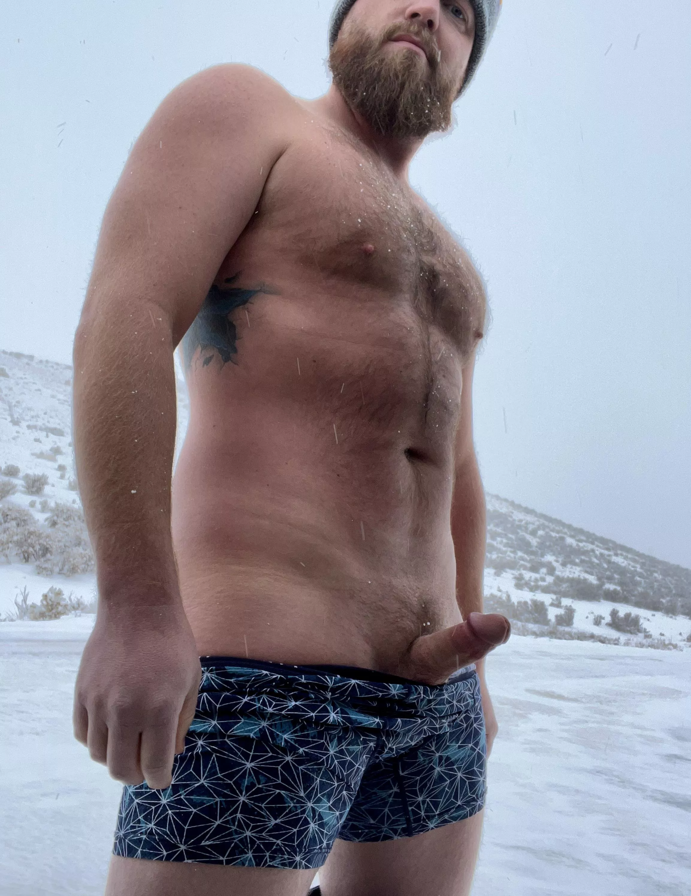 Freezin’ my nips off out here