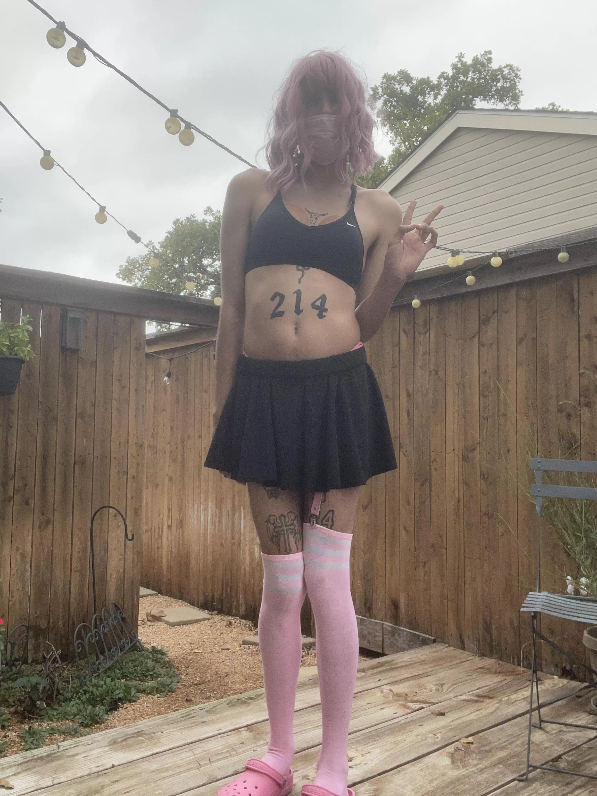 Getting closer to walking around outside dressed🥰