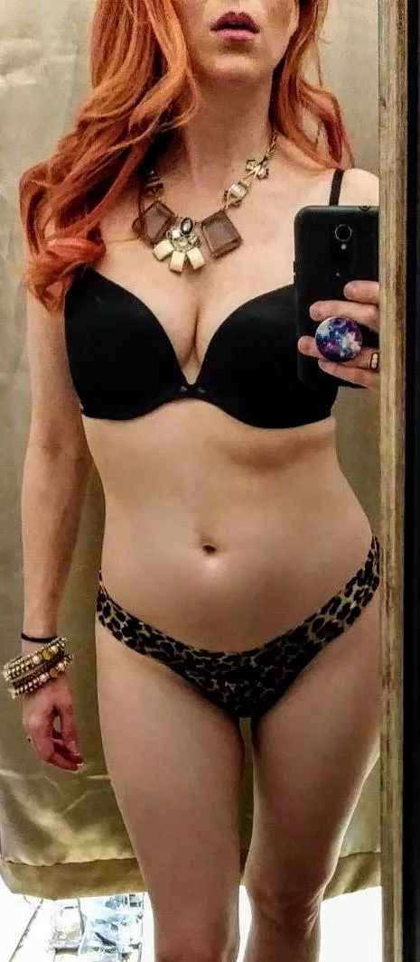 Getting ready to go out. [F]