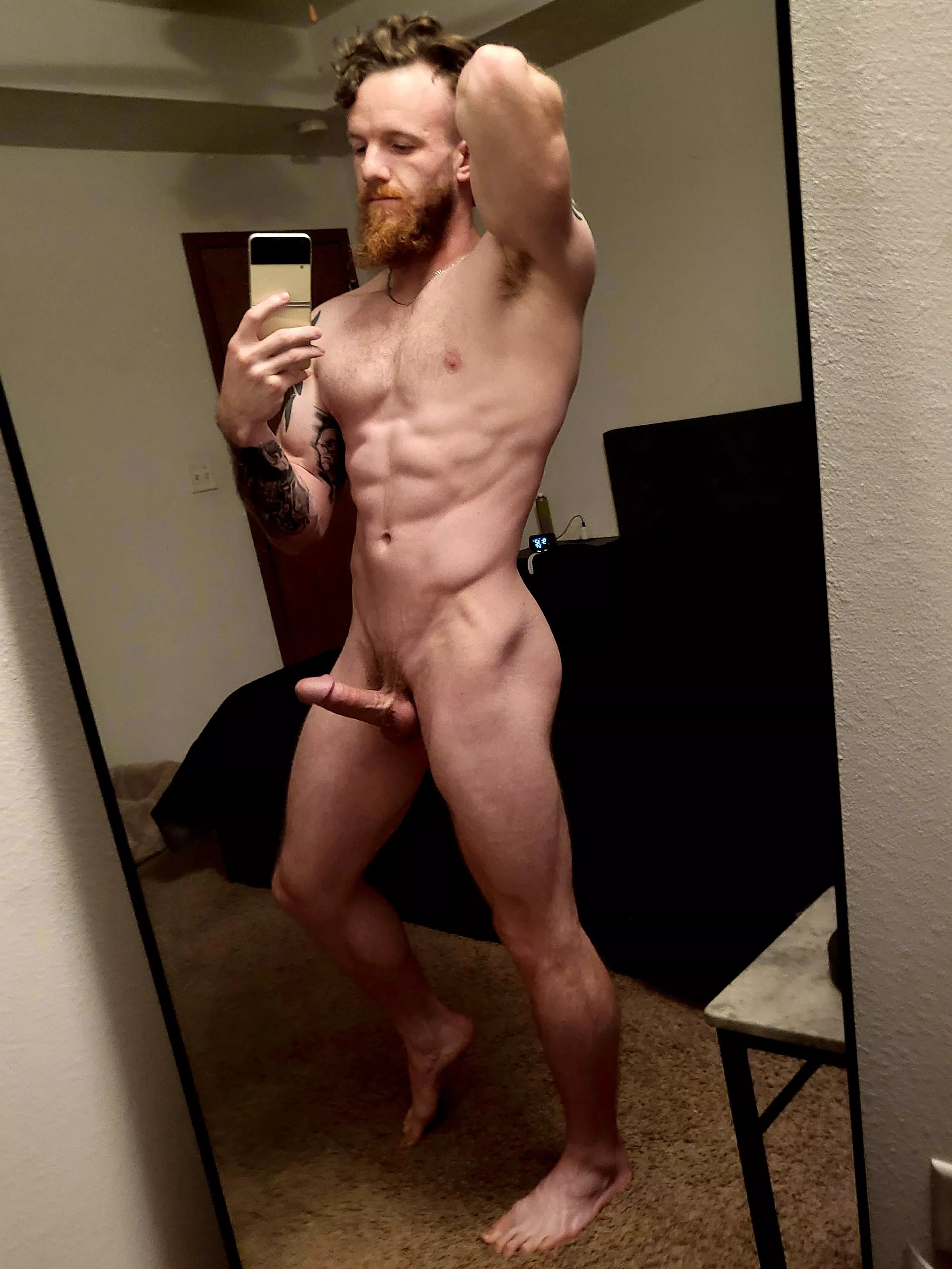 I always seem to wake up like this.