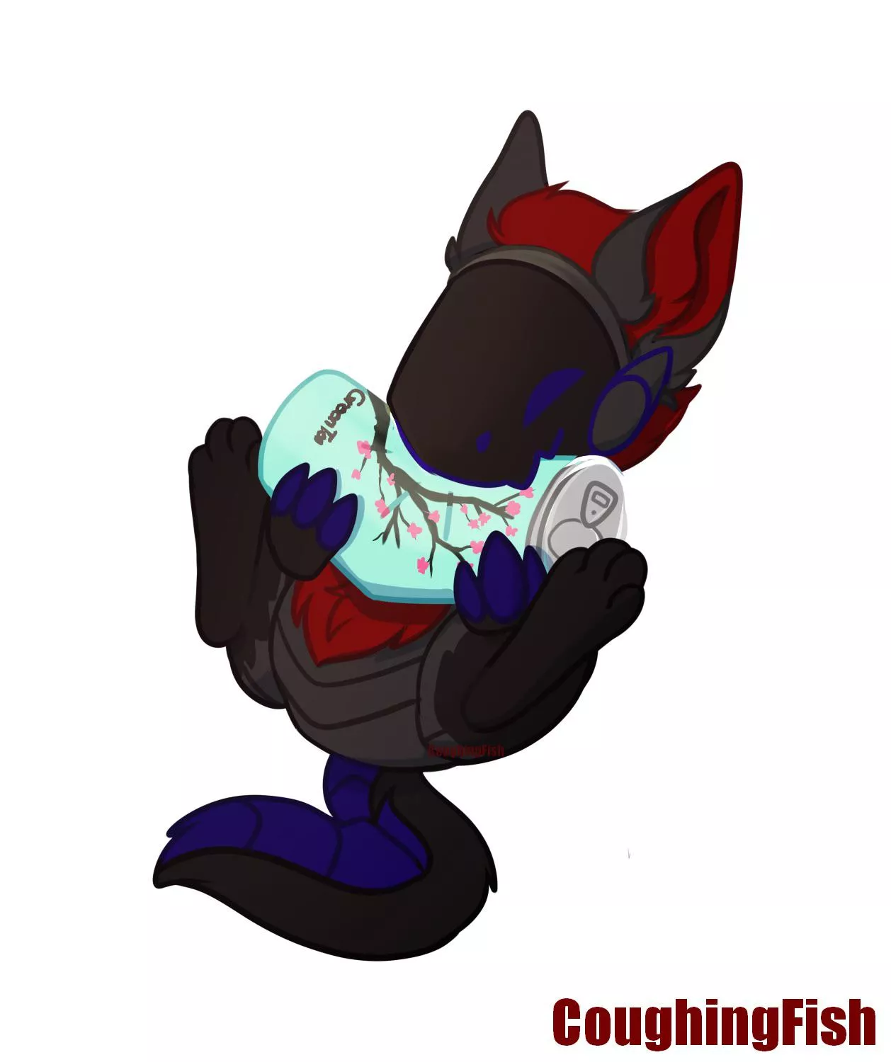 I eat can! No one can stop me! (Art by coughingfish)