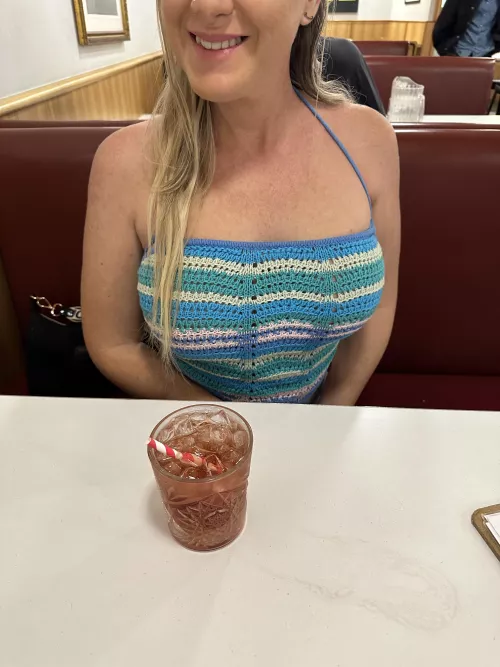 I love cute tops on date night [f]