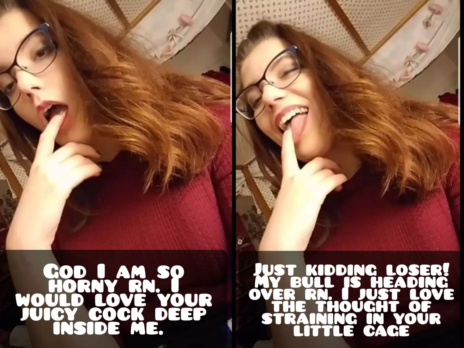 if you can make more i.r.l. captions hmu k.i.k. throwit19