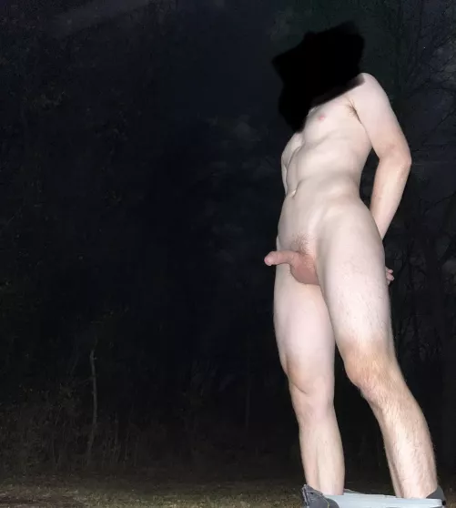 In the middle of a public park, does it still count in the dark?