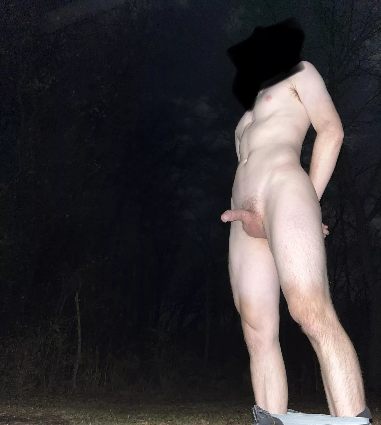 In the middle of a public park, does it still count in the dark?