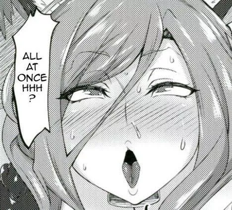 Lf mono source: 1girl, eye visible through hair, animal ears, eyebrows visible through hair, ahegao, eyes rolling up, sweat, big breasts, nude/naked, nipple, dark areolae, tongue out, light hair, diamond mouth, 