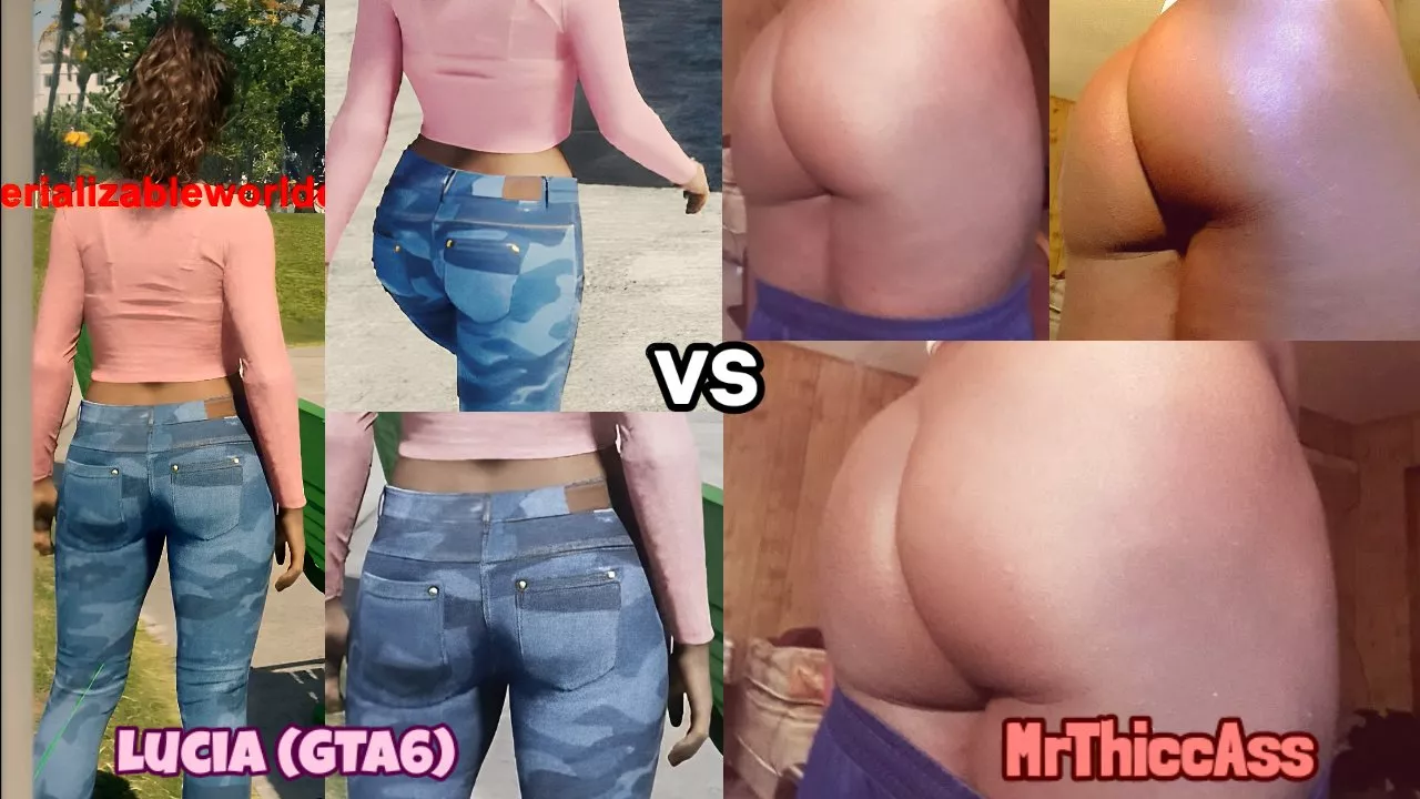 Lucia (GTA6) vs MrThiccAss! Who Wins? Aaaand GO! 🤔💭🍑