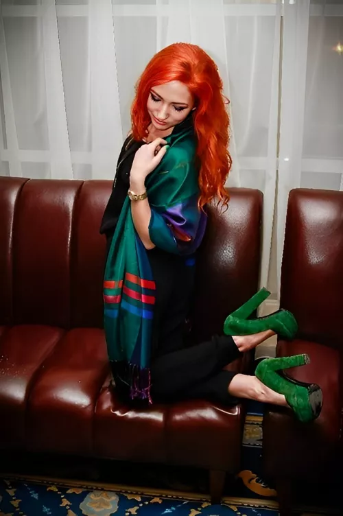 My green pleasure heels:)