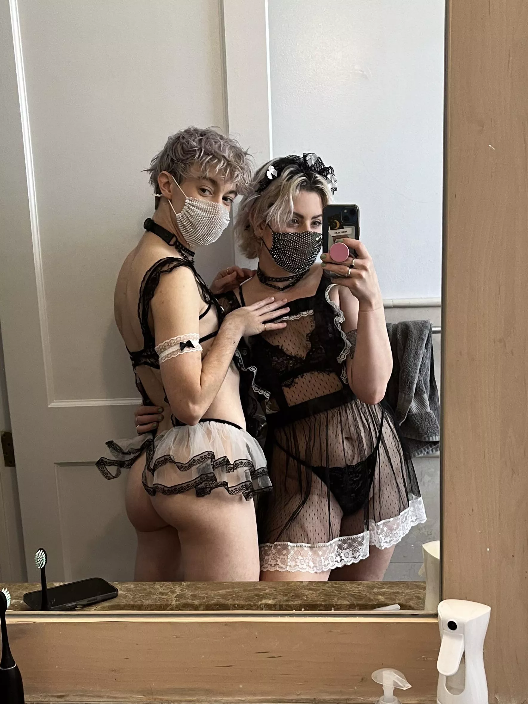 Oh no! You caught us all dressed up 💫💕☁️