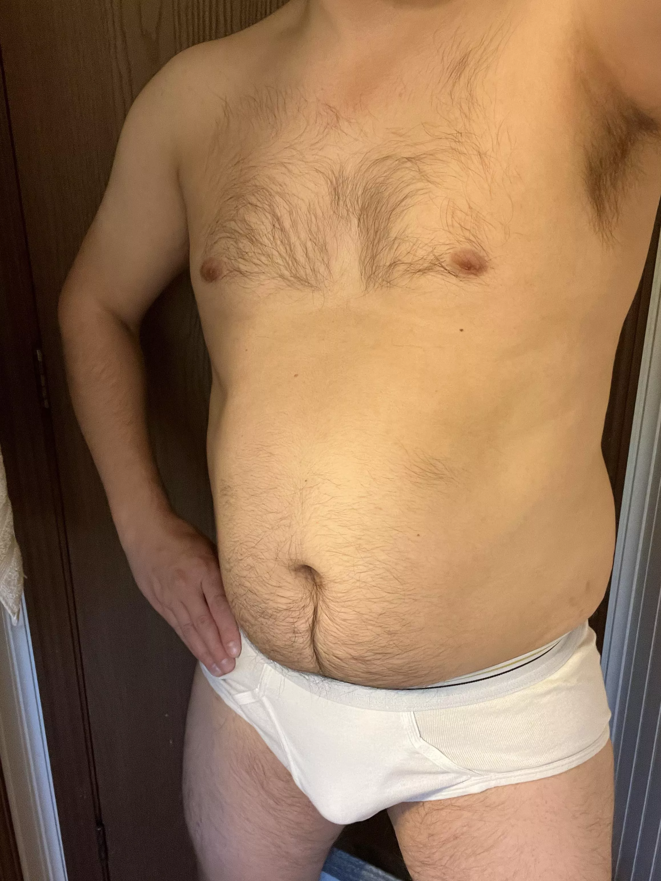 Put on my trusty staffords today! Might switch it up later on but for now I’m relaxing in these!