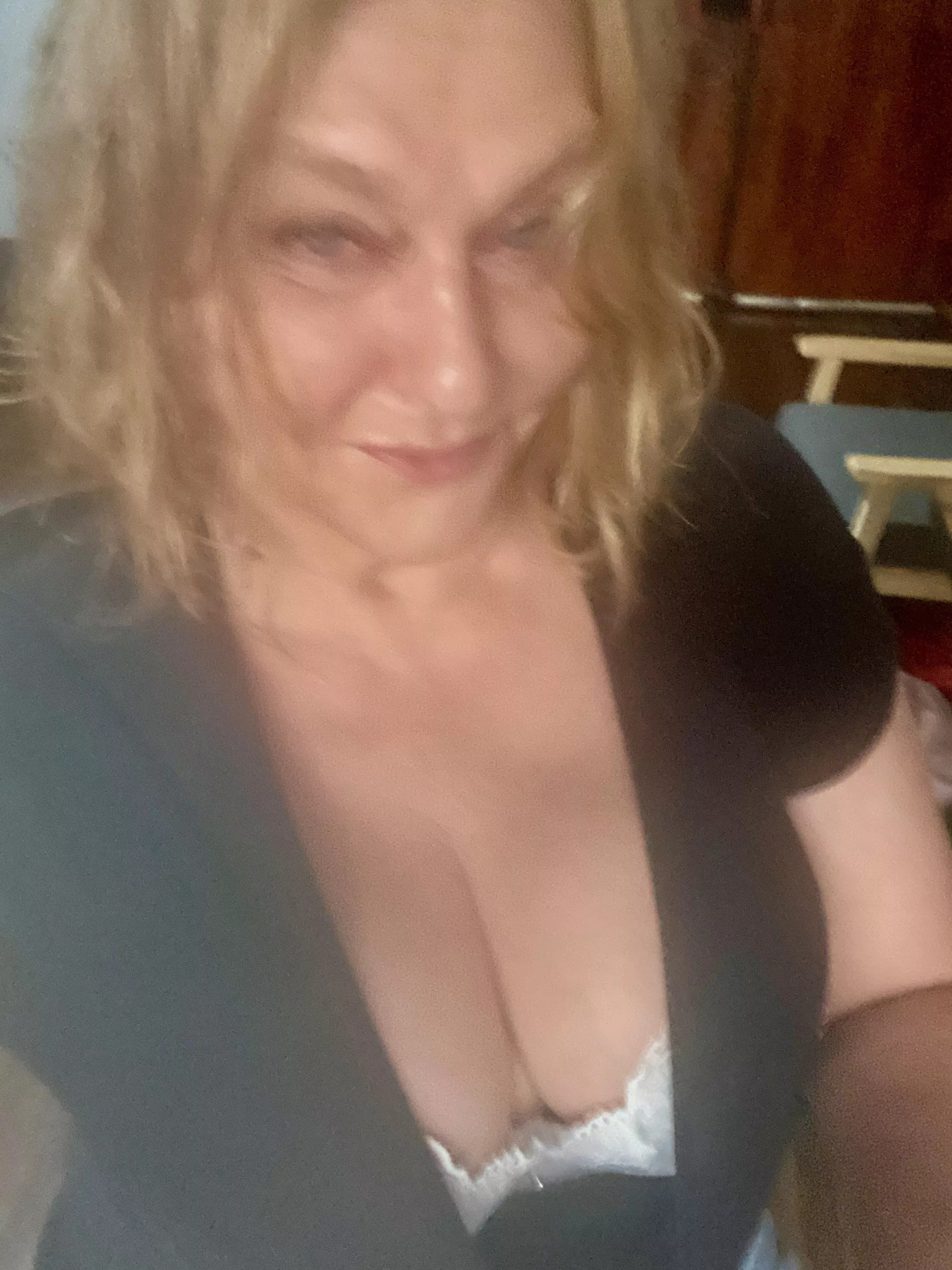 Wanna look down my shirt?