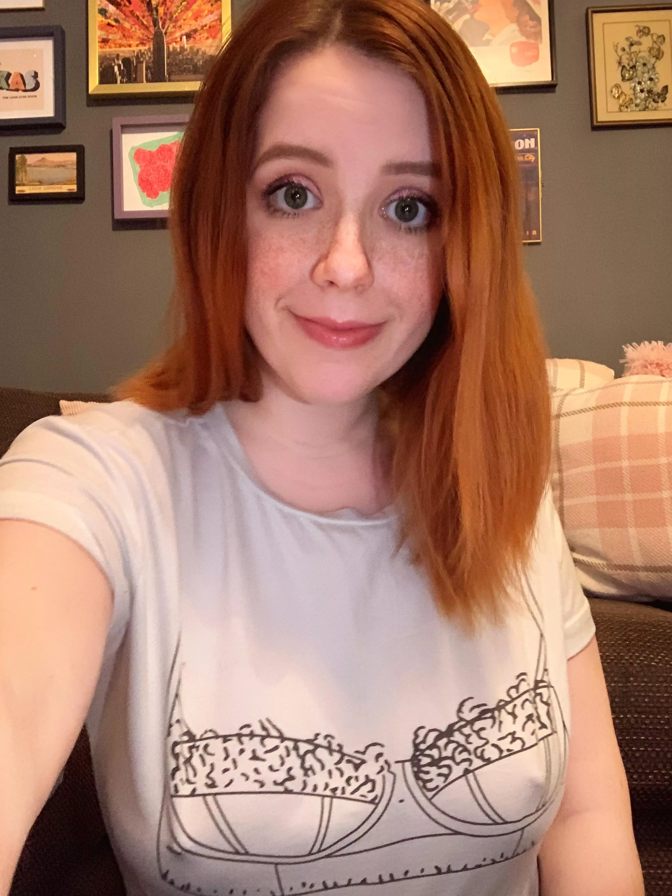 Wearing my favorite comfy shirt and smiling through pain, life is tough sometimes!