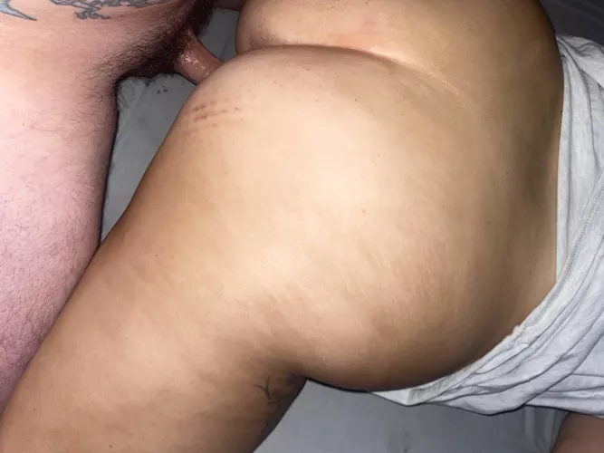 We’re looking for a guy with a thick cock to make us both scream 😉