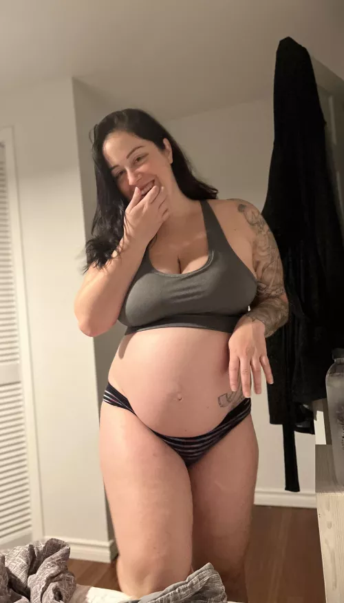 When I was pregnant 🥹