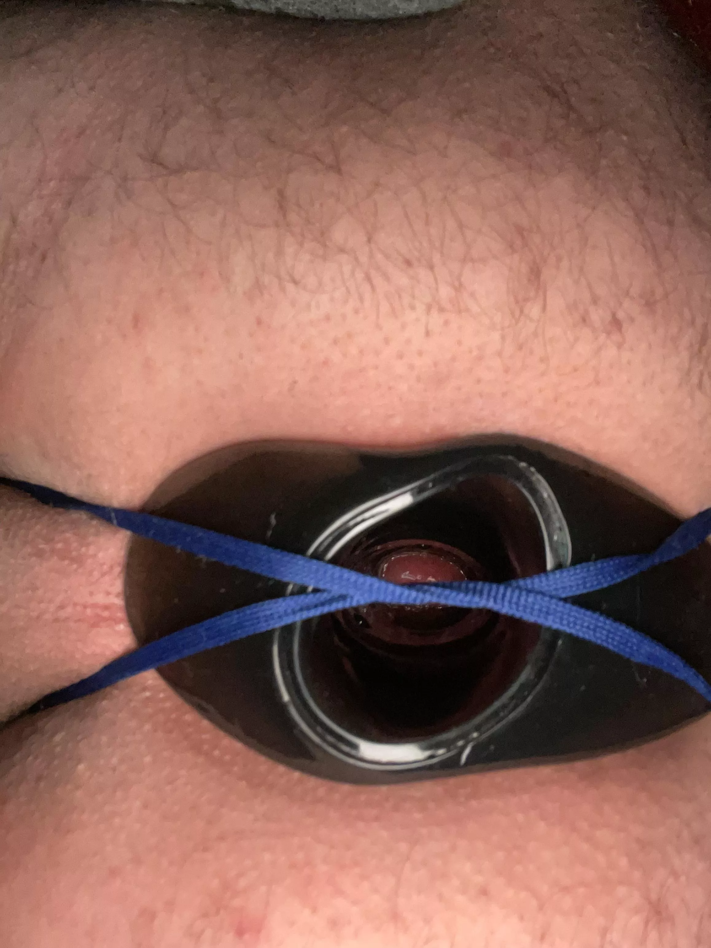 Worn that 3,2“ tunnel Plug over night.