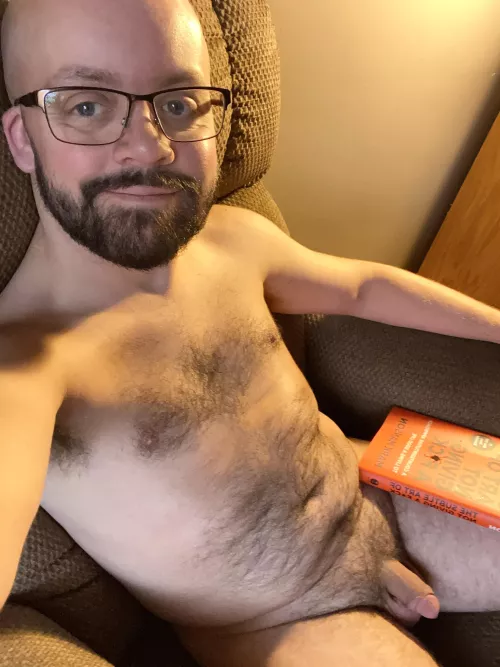 A rainy day off with a good book and hot cup of tea.