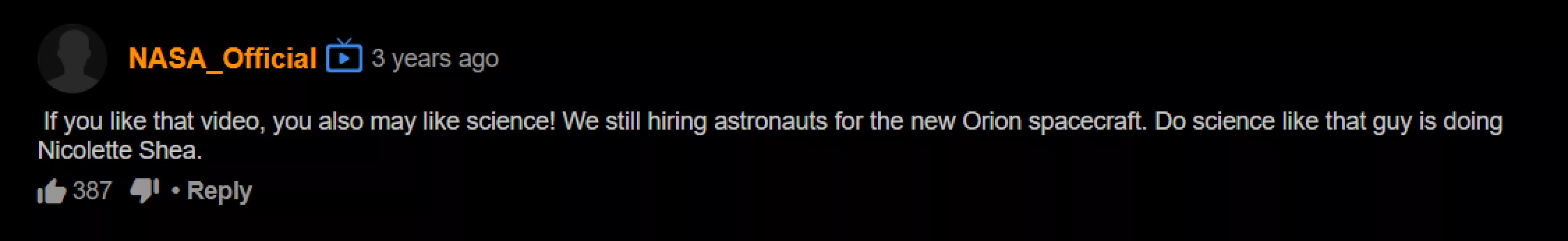 Become an astronaut now